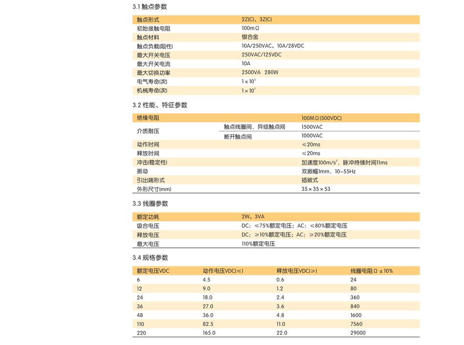 JQX-10F時間繼電器；JQX-10F電磁繼電器